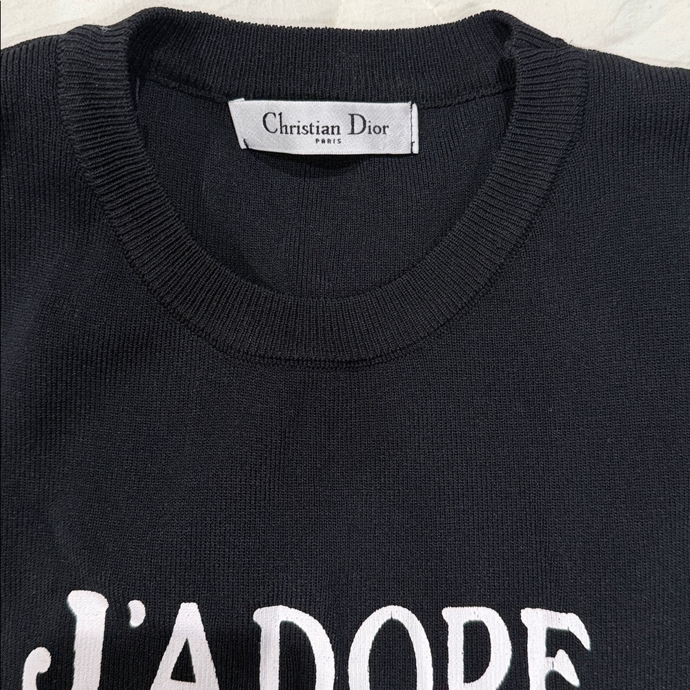 Dior Black Knit Top - Picture 2 of 6